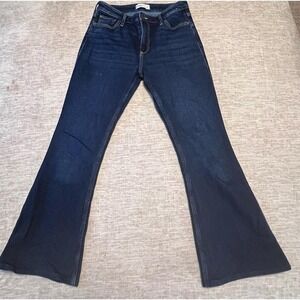 Abercrombie & Fitch Women's High Rise Jeans - Dark Blue
